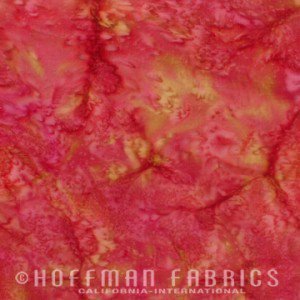 Patchwork- Stoffe-Hoffman Batik Pomegranate 381